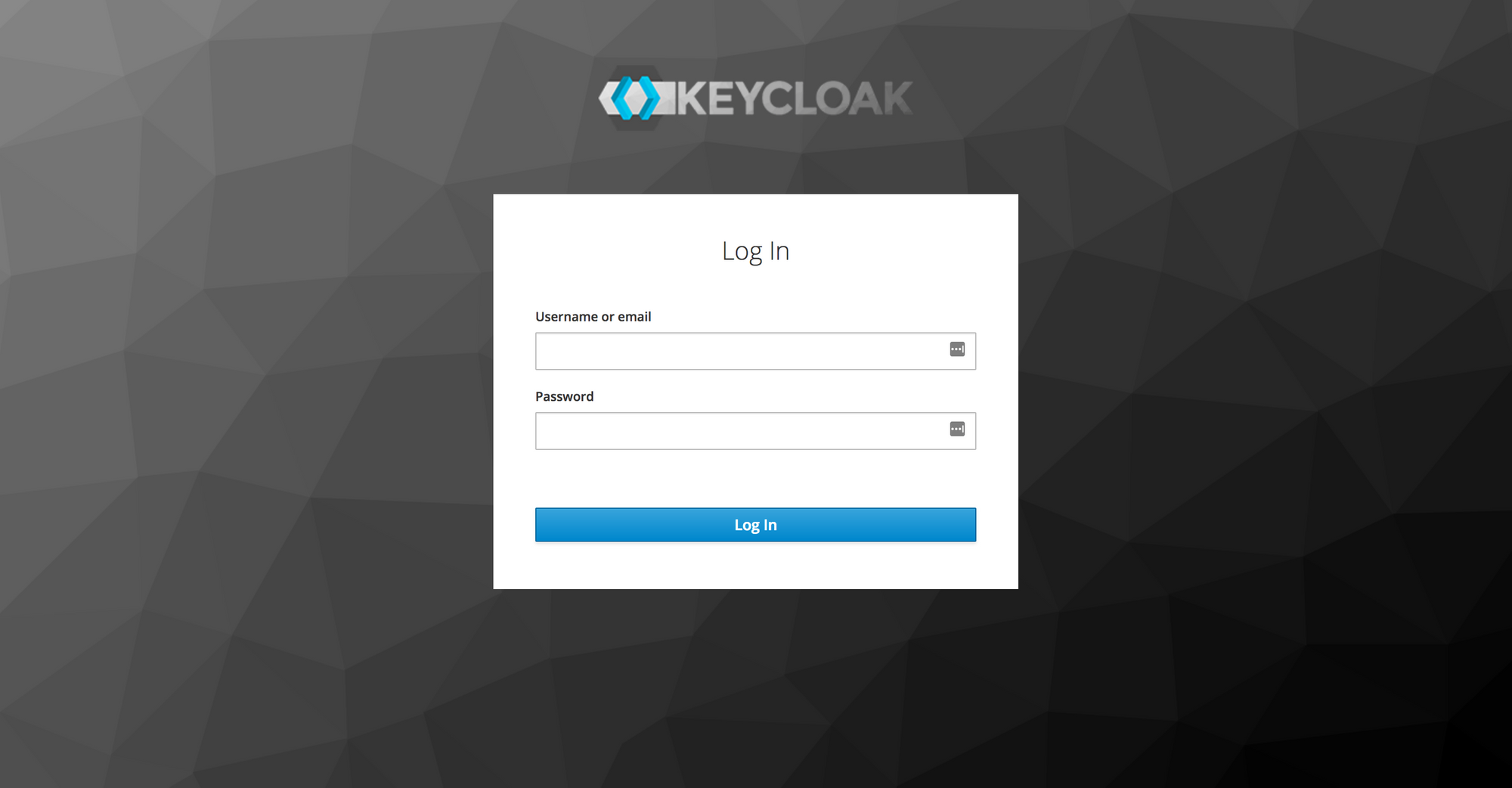 Keycloak Admin Interface